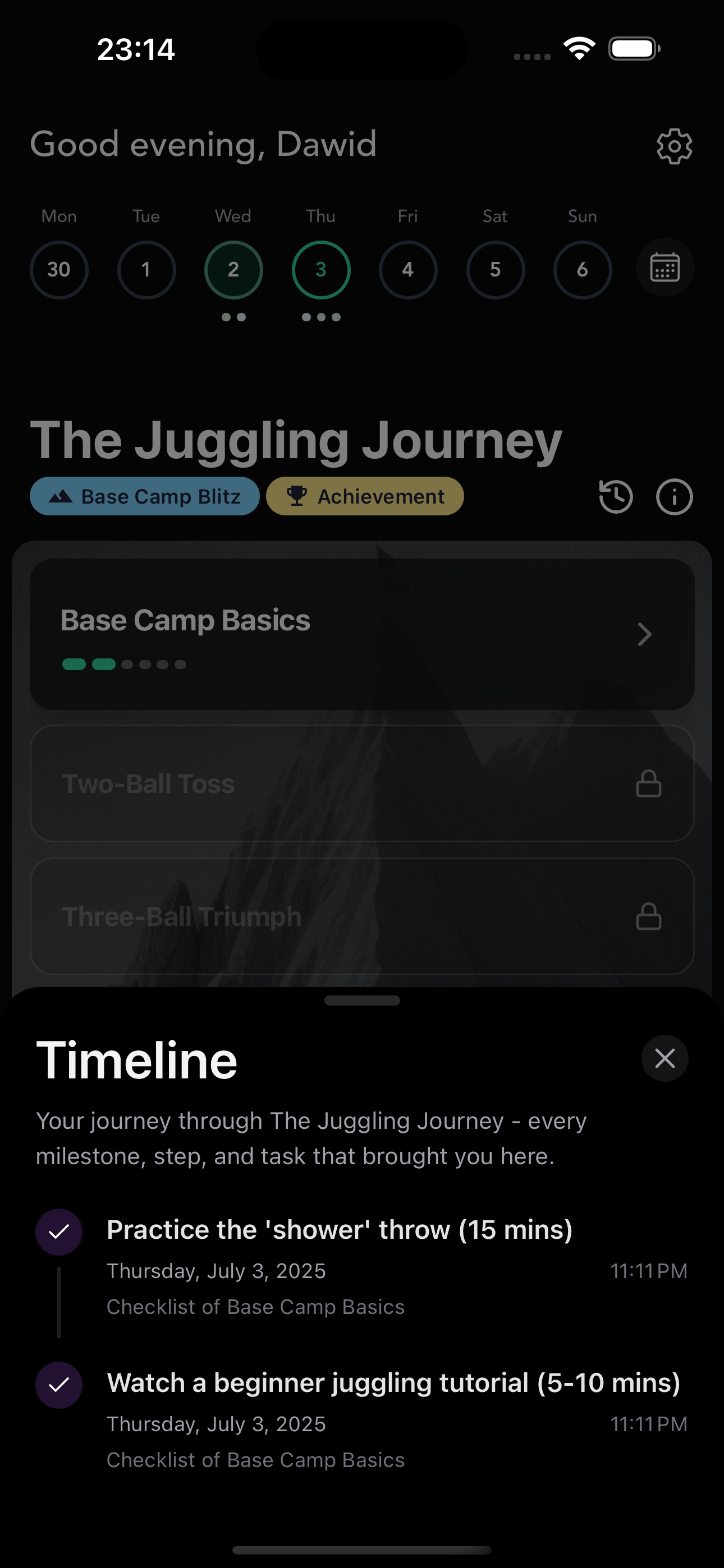 Goal Tracker - Sherpa screenshot 9